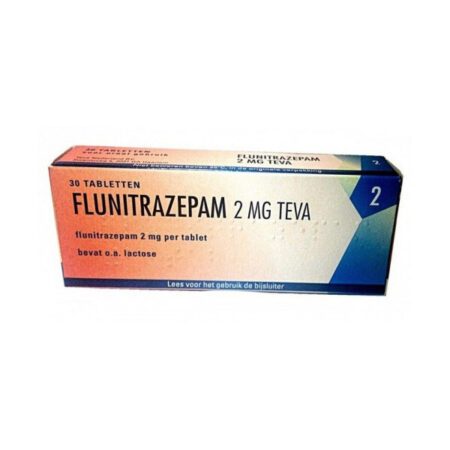 Doosje Flunitrazepam 2 mg van Teva voor ernstige slaapproblemen.