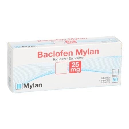 Doosje Baclofen 25 mg van Mylan