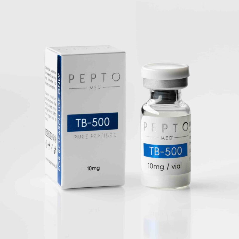 Doosje met vial TB-500 peptide